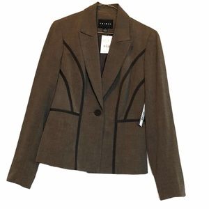 EUC Tribal professional blazer in fudge brown